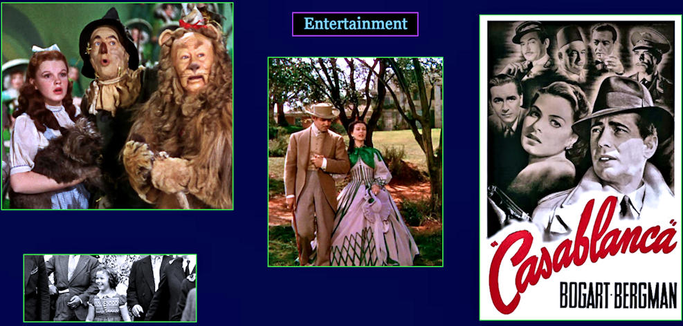 <i>Wizard of Oz, Gone with the Wind</i>